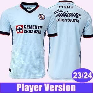 23 24 24 Cruz Azul Mens Player Wersja piłka nożna Antuna Gimenez tabo Rodriguez Morales Escobar Home Away Away Football Shirts