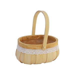 Storage Baskets Woven Basket Picnic Cam Bread Fruit Food Breakfast Flower Display Box Kitchen Orginazer Home Decor Drop Delivery Garde Dhtno