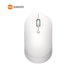 Mouse wireless dual-mode Xiaomi Mi originale silenzioso Bluetooth ergonomico USB Pulsanti laterali Mini mouse wireless protetto per laptop