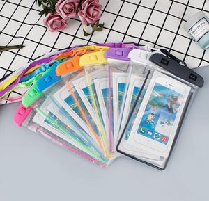 Luminous Waterproof Bag PVC Ochronna torba na telefon komórkowy torebka Kopie komórkowe do nurkowania sporty pływackie dla Samsung iPhone Apple 15 14 13 12 S23 S22 Pro Max Plus