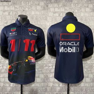 Ckbf 2023 Formula 1 Moda Uomo Polo F1 Racing Team Oracle Red Color Bull 2023 Sergio Perez Camicia Uniform Suit Fan Tees Moto Suit