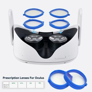 VR/AR Accessorise VR-Rezeptlinsen für Oculus Quest 2 Myopielinse Anti-Blaulicht-Brille Magnetischer Brillenrahmen Schnellmontagezubehör 230809