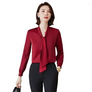 Women's Blouses Fashion Women Shirts Camisas Blusas Long Sleeve Elegant Spring Autumn Ladies Business Work Wear Female Tops Clothes