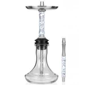 Hot Selling Moze Breeze 2 Hookah without Glass Base Silicone Hose Tray Stainless Steel Resin Shisha Narguile Chicha Sheesha Set HKD230809