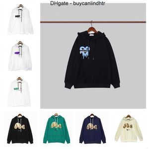 Erkek Hoodie Tasarımcı Hoodies Palm Sweatshirts Erkek Kadınlar için Hoodied Pullover Top Sonbahar Sweatshirt Erkekler Rengi Gri Siyah Kırmızı Boyut S-XL UNISEX CK1E