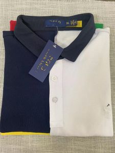 Polo da uomo firmata Stampa estiva Design con risvolto Manica corta Moda casual Taglie forti 100% cotone-6XL