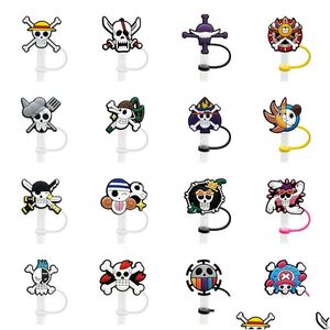 Trinkhalme Japanischer Comic Cartoon St Er Topper Sile Zubehör Charms Wiederverwendbar Spritzwassergeschützt Staubstecker Dekorativ DIY Ihr eigenes 8 mm Dro