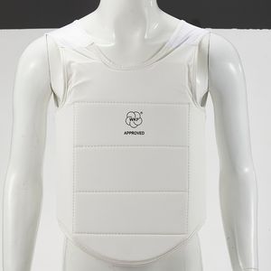 Protective Gear Adult Child Kids PU Taekwondo Karate Chest Guard BodyGear Vest Boxing Protector Karate Protection Equipment Breast Protective 230808