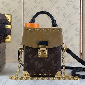 M82465 CAMERA BOX KANDBAG HANDBAG TOTA KVINNER Fashion Luxur Designer Shoulder Bag Crossbody Messenger Bag Ny kvalitetsväskan Snabb leverans