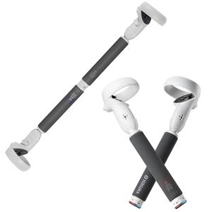 VR/AR Accessorise VR -styrenheter Långt stickhandtag Dual för Oculus Quest 2 Svärd Tennis Table Games GOLF GRIP SPEAK SALT SABER GALES ACCESORERS 230809