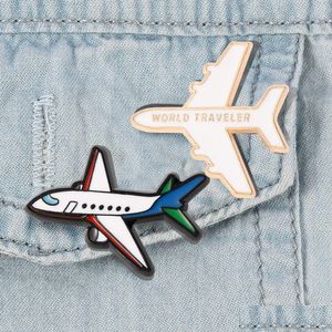 Other Fashion Accessories Aircraft Plane Brooch Cute Anime Movies Games Hard Enamel Pins Collect Metal Cartoon Brooch Backpack Hat Bag Dhkuz