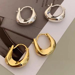 Orecchini a cerchio geometrici piccoli per le donne Creative Simple Fashion Colore argento dorato Huggies Gioielli regalo Pulseras Mujer