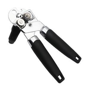 110 Pçs Handheld Forte Heavy Duty Abridor de Latas Aço Inoxidável Ergonômico Grande Botão Giratório Antiderrapante Hand Grip Utensílios de Cozinha