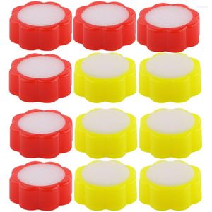 Gift Wrap 12 Pcs Office Accessories Sponge Cylinder Hand Wet Device Finger Supply Quincunx Fingertip Tool Grip Paper Business Counting