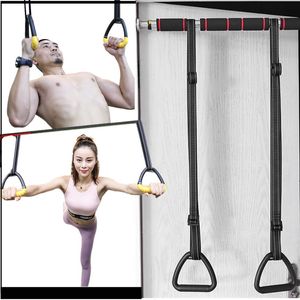 Jimnastik halkalar yetişkin jimnastik halkaları abs ağır hizmet tipi ayarlanabilir kayışlar ile ev spor salonu esneme egzersizi çekme uçları vücut geliştirme 230808