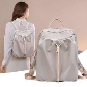 Women Backpack Style PU Leather Fashion Casual Bags Small Girl Schoolbag Business Laptop Backpack Charging Bagpack Rucksack Sport&Outdoor Packs 9118