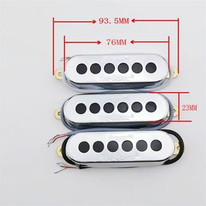 Alnico V Burns Brian May Pickups Style Tri-Sonic Single Coil Pickup Set Neck Middle Bridge- CHROME226v