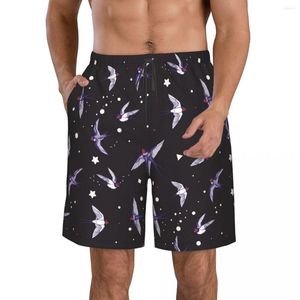 Men's Shorts Quick Dry Swimming For Men Swimwear Man Swimsuit Swim Trunks Summer Bathing Beach Wear Swallow Bird