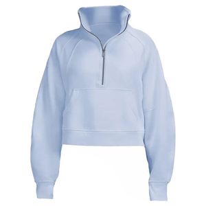 Męska kurtka designerska Kobiety lus z kapturem Half z kapturem bluza damska joga garnitur designerski bluza z kapturem damski gym sport sportowy sport