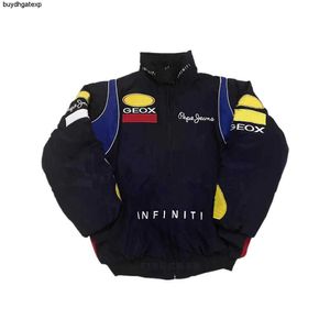 K5dd 2023 Giacche moda uomo Formula 1 Cappotto F1 Racing Team New Red Suit Top retrò Moto Equitazione Sport all'aria aperta Bull Women