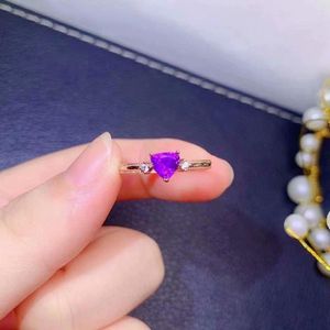 Cluster Rings Lanzyo 925 Silver Amethyst Fashion Jewelry White Gold Romantic Wedding Super Low Price J0505221agz