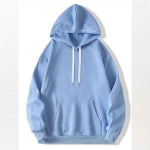 Men's Hoodies Plush European Size Sweater Hooded Solid Color Casual Couple Costume Wholesale Discount For Men And Women Manufacturers