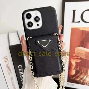 Modemärke Telefonfodral iPhone 13 14 Pro Max Case 12 11 Promax XR XS Luxury Designer Wallet Card Bag Leather Shell