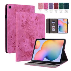 Tablety dla Samsung Galaxy Tab S8 S7 A7 A8 S6 Lite A Rose Expossing Leather Cover T515 P610 T875 T295 T297 T505 T225 x205 HKD230809