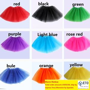 Gonna tutù per bambini color caramella di alta qualità abiti da ballo morbido tutu vestito da balletto gonna 3 strati bambini pettiskirt clothesZZ