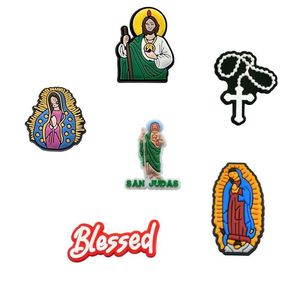 Canudos Moq 20Pcs Religião Personalizado Sile St Toppers Er Charms Buddies Faça Você Mesmo Decorativo 8Mm Suprimentos para Festas Presente Entrega em domicílio Garde