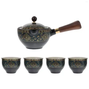 Yemeksiz setler yan kol çay üreticisi vintage set tenceresi pratik su ısıtıcısı taşınabilir tikek el çenesi ev