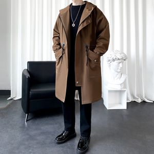 Männer Trenchcoats 2023 Mode Männer Windjacke Jacken Lange Kleidung Casual Business Mantel Herren Freizeit Mantel 230809