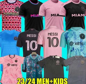 2023 2024 Inter Miami Soccer Jerseys MESSIS Sergio Captain America pre match 23 24 football uomo bambini polo PLAYER version shirt kit adulto MANICA LUNGA DONNA