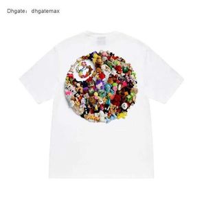 SS MEN TシャツデザイナーTシャツ女性服グラフィックティーパターンTEE衣類ハイストリートコットンヒップホップシンプルレターレトロプリントルーズサイコロU6VO