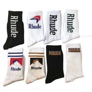 Men's Socks For Women Funny Hippop Rhude White Ateez Summer West Sports Breathable Cotton Deodorant Sweat absorbent Socks