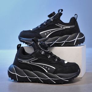 Jungenschuhe Mesh-Oberfläche 2023 Frühling und Herbst Neue atmungsaktive Kindersportschuhe Mädchen lässige Laufschuhe