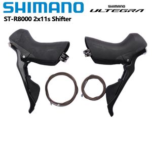 自転車derailleurs shimano ultegra r8000 str8000 road bicycle 11速度左左stiシフターセット2 xデュアルコントロールレバー230808