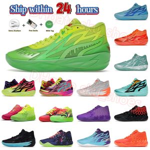 Lamelo Ball Basketball Shoes MB.01 MB.02 Herr Sneakers Nickelodeon Slime Rick Morty Adventures Be You Supernova Galaxy Lamelo MB01 MB02 Men Women Trainers Dhgate Shoe