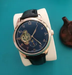 Mens relógio tradição luxo designer relógios esqueleto mão enrolamento montre de luxe vintage tourbillon clássico relógio de couro ao ar livre festa de negócios