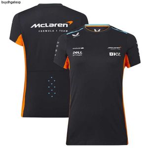 FN4N 2023 Formuła 1 T-shirty mody F1 F1 Racing Team McLaren Women's Clothing Lando Norris Summer Crewneck Children's