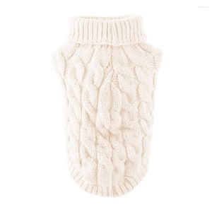 Dog Apparel Supplies Puppy Clothes Jumper Winter Warm Knitted Sweater Small Dogs Coats Costumes Outfit Wool Easy Pullover Supply