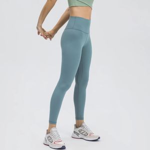 Kvinnors byxor s 4 färger byxa andra huden känna yoga plus storlek kvinnor squat bevis 4way stretch sport gym legging fitness tights 230808