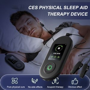 Other Health Beauty Items CES Sleep Aid Insomnia Electrotherapy Device Anxiety and Depression Migraine Relieve Anxiety Head Pain Fast Sleep Instrument 230808