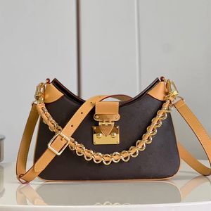 Tasarımcı Çantası Twinny El Çantası Kadınlar Çapraz Vücut Çantası Kahverengi Presbbiyopya El Örgülü Zincir Çanta Lüks Omuz Satchel Lady Vintage Tasarım S-Lock Classic M46659