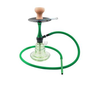 Small Shisha Set Retail Hosah Glass Hosah Top med Ceramic Bowl Chicha Accessories HKD230809