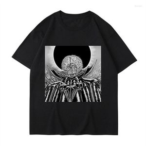 Heren T-shirts t-shirts Anime Berserk Katoenen korte mouw T-shirt van hoge kwaliteit Losse versie van comfortabele ademende mouwen