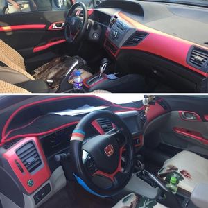 Car-Styling 3D 5D Fibra di carbonio Car Interior Center Console Cambia colore Stampaggio Decalcomanie per Honda Civic 2012-2015260c