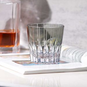 Crystal Glasses Edo Kiriko Traditionell japansk handhantverk 10oz Whisky Wine Beverage Water Drinking Cup HKD230809