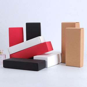 Long Kraft Paper Box Socks/Underwear Packaging Box,Retail Gift Box with Cover White/Red/Brown/Black Cardboard Carton LX3010