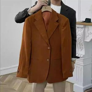 Jaquetas masculinas blazers para homens elegantes de luxo com um único peito terno masculino verão fino respirável tecido de linho em agasalhos